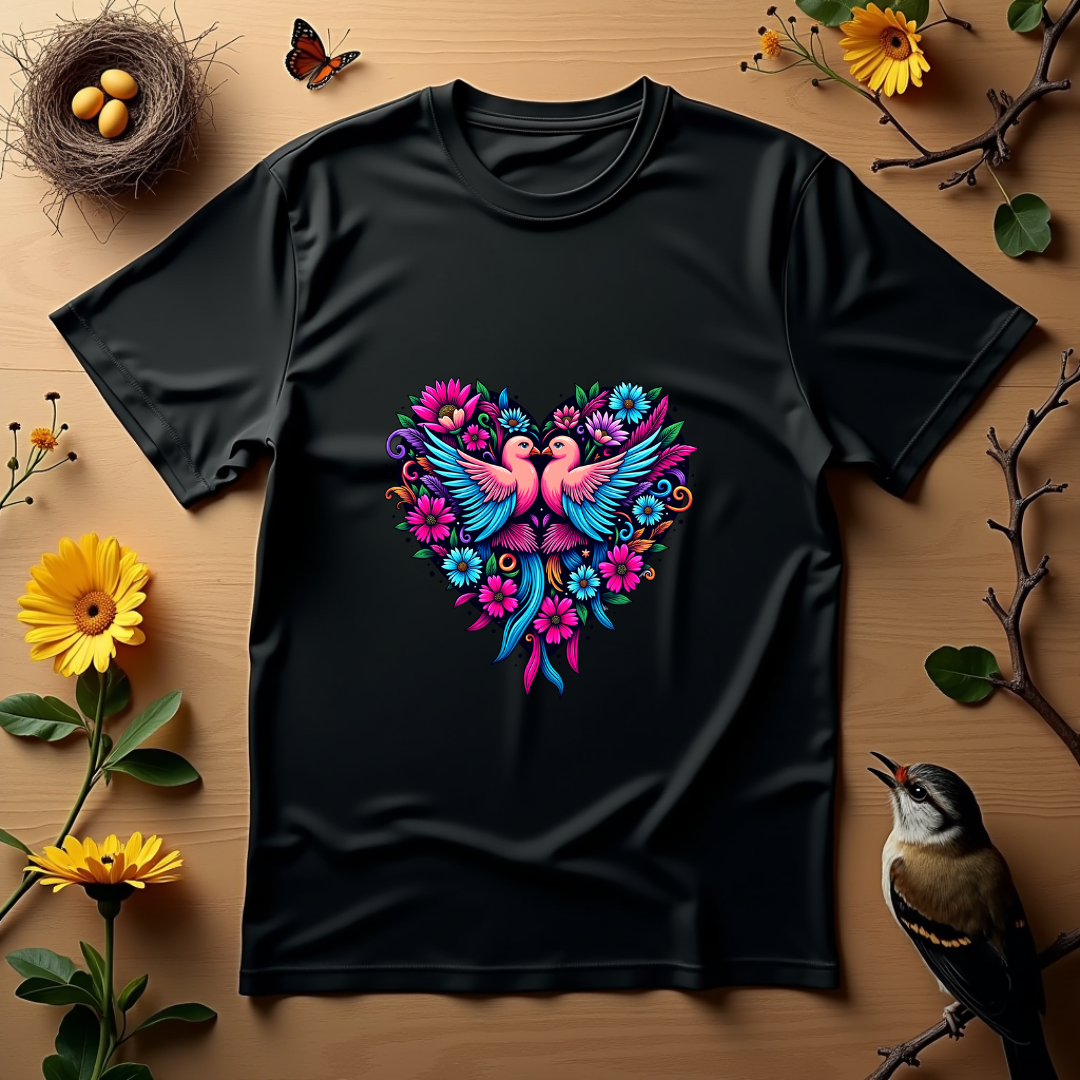 Love Birds Softstyle T-Shirt – Birds Lover's