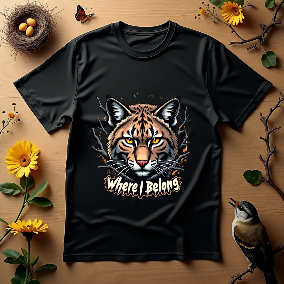 Wild Spirit Graphic Softstyle T-Shirt- Cat Lovers