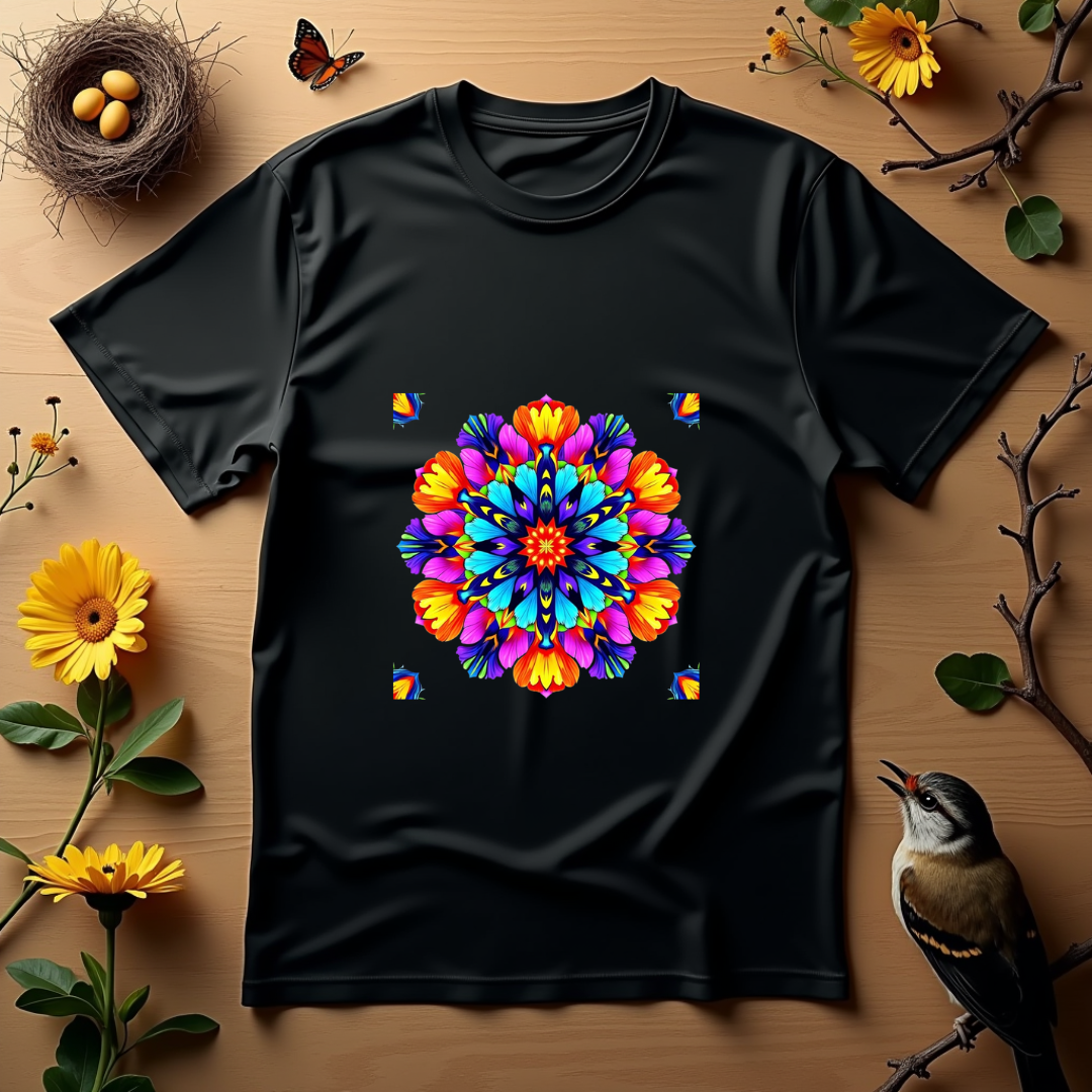 Psychedelic Harmony Graphic Softstyle T-Shirt