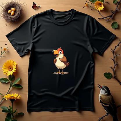 Curious Bird Graphic Softstyle T-Shirt