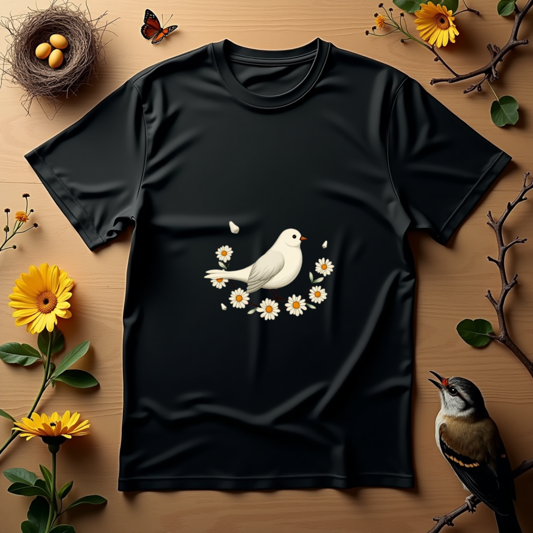 Serene Bird Softstyle T-Shirt – Birds Lover's