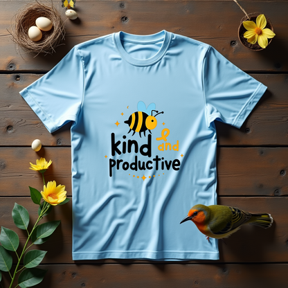 Bee Kind and productive Softstyle T-Shirt